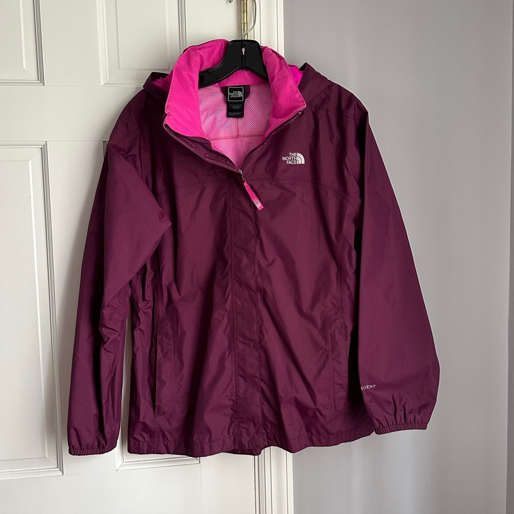 The North Face rain jacket